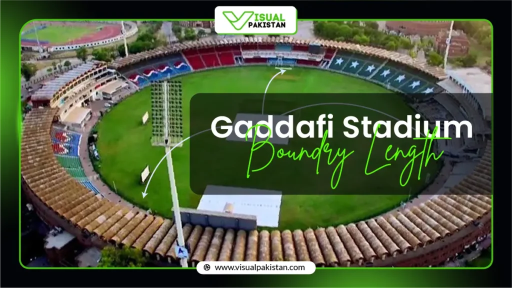 Gaddafi Stadium Boundry Length