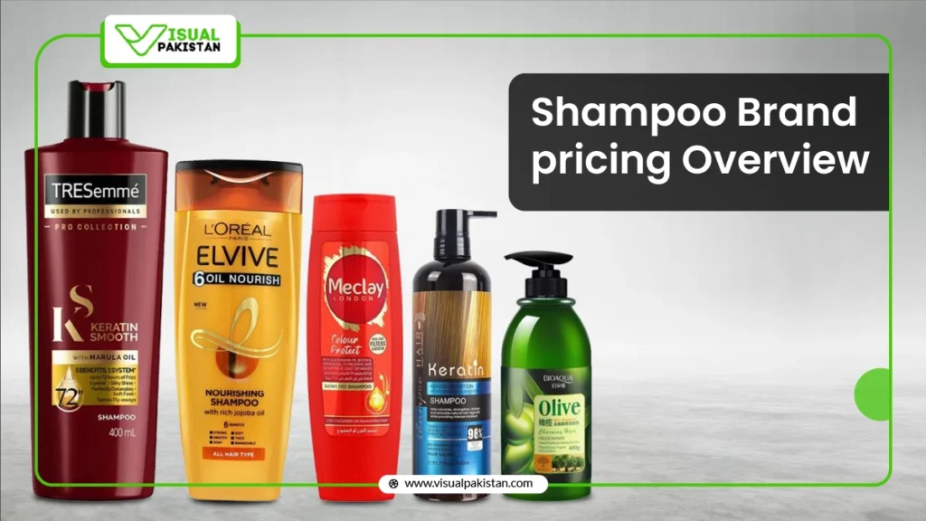 This Image is about the pakistani Shampoo brands pricing