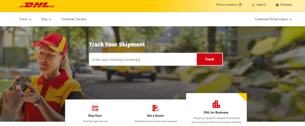 This image is about the DHL