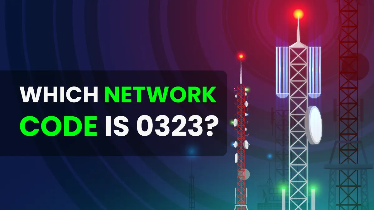 This Image is about the "Which Network Code is 0323"