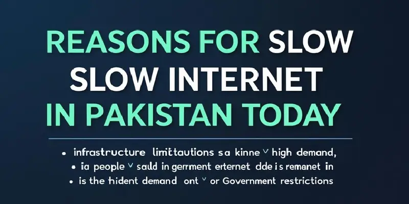 Why Internet Is Slow in Pakistan Today