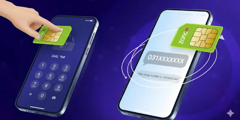 check Zong SIM number