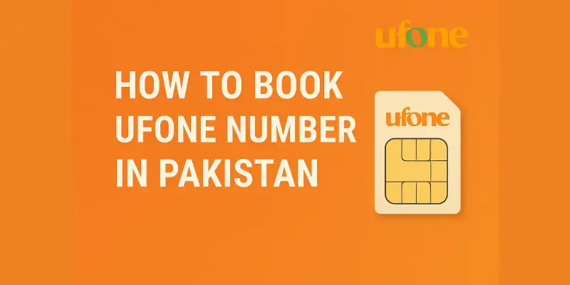 how to book ufone number 