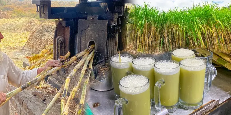 How Sugarcane Juice is Made